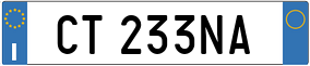 Truck License Plate